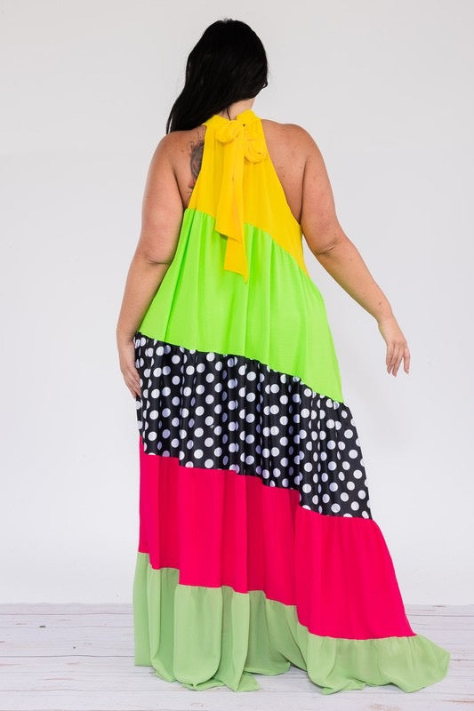 ,Multi Color Maxi Dress image 1