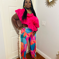 Color Block Pants