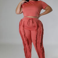 Crop Top Two-piece Set image 0