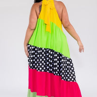 ,Multi Color Maxi Dress image 1