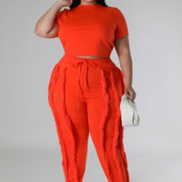 Crop Top Two-piece Set image 0