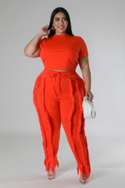 Crop Top Two-piece Set image 0