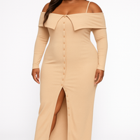 Plus Size Long Length Top & Skirt Leggings Set