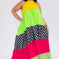 Multi Color Maxi Dress