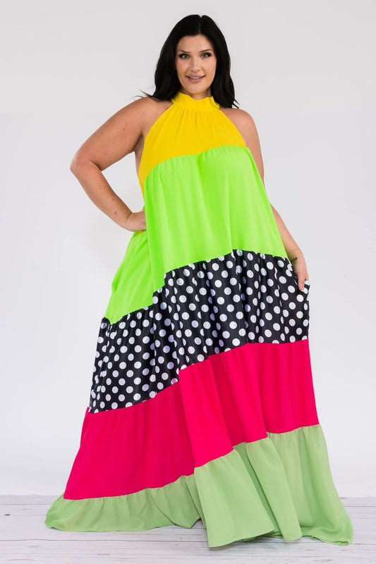 Multi Color Maxi Dress