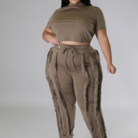 Crop Top Two-piece Set image 0
