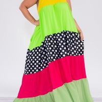 ,Multi Color Maxi Dress image 0