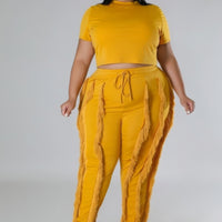 Crop Top Two-piece Set image 0