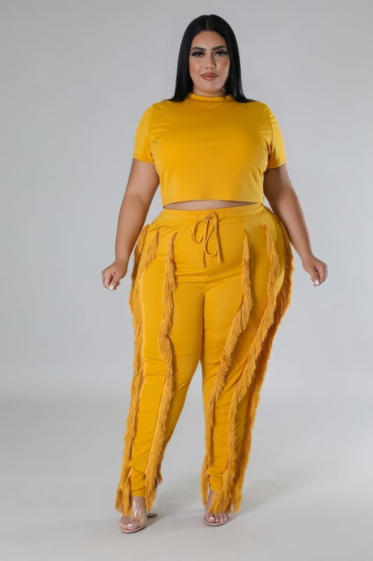 Crop Top Two-piece Set image 0