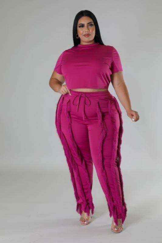 Crop Top Two-piece Set image 0