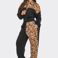 Animal Print Jogger  Set image 1