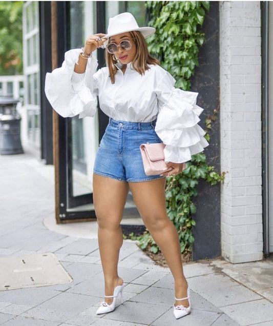 Vivian Ruffle Shirt  image 0