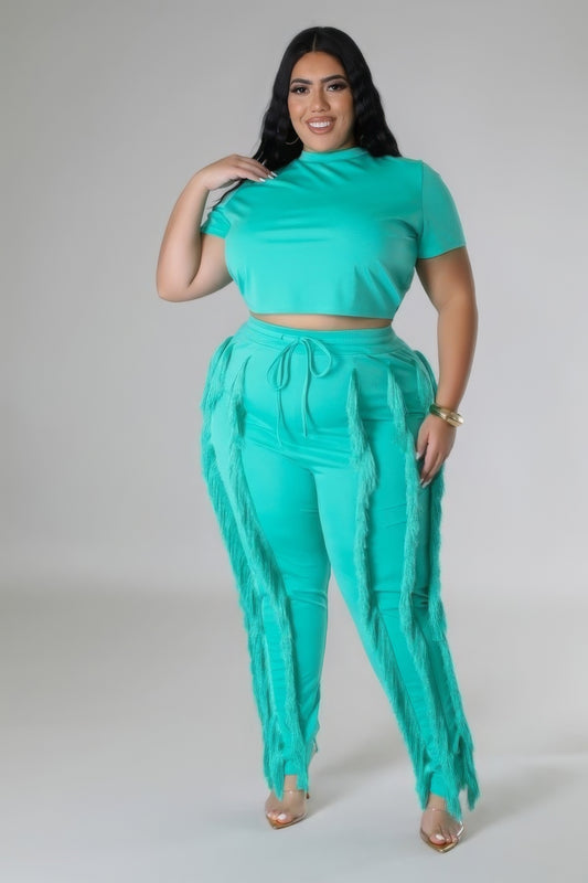 Crop Top Two-piece Set image 0